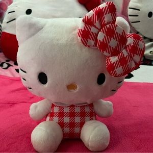 Hello Kitty Red Plaid Bow